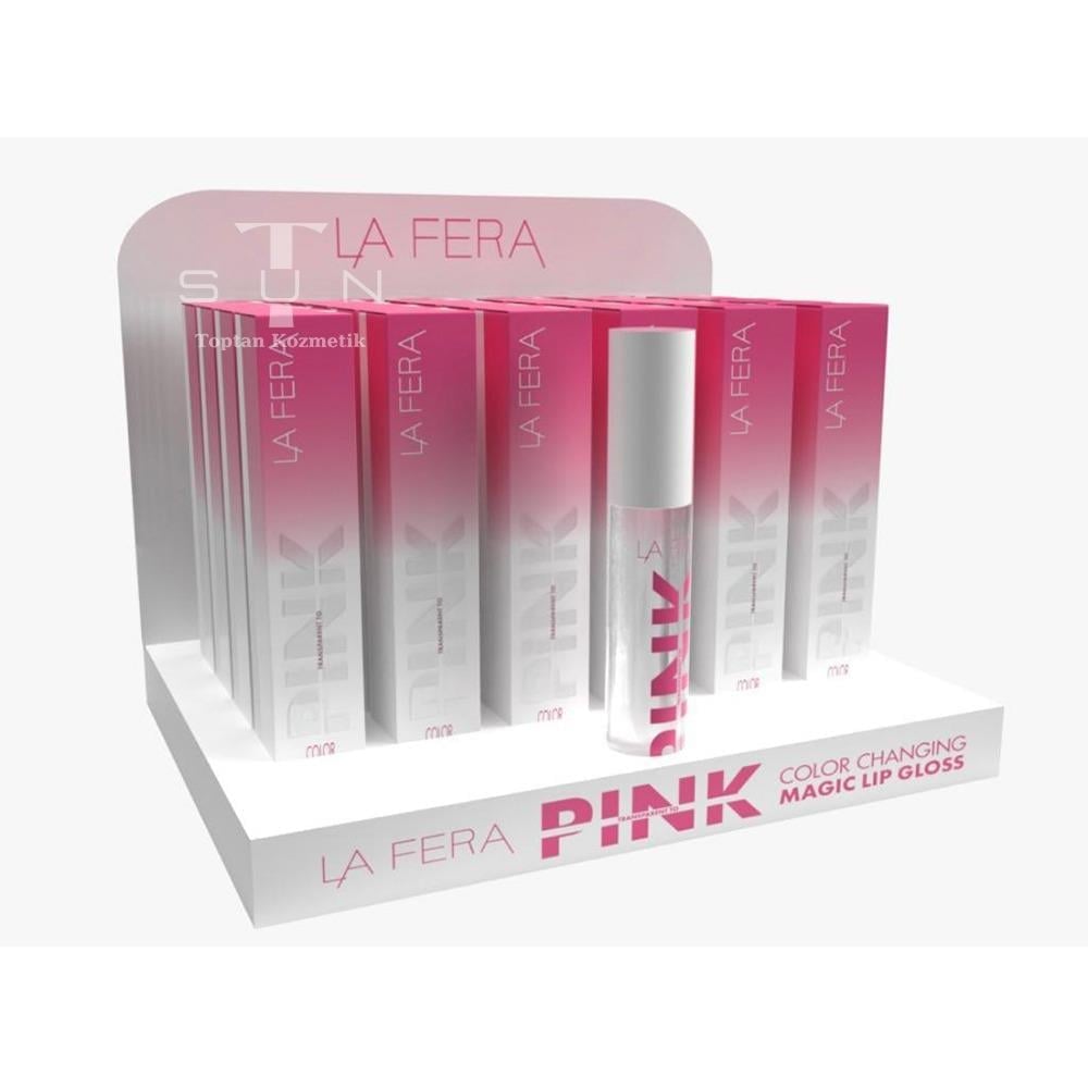 La Fera 24'lü Pink Magic Lip Gloss