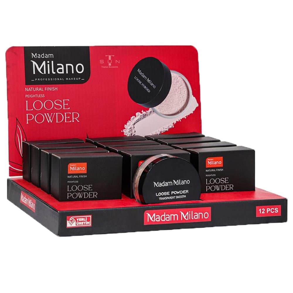 Madam Milano 12'li Loose Pudra A Seri