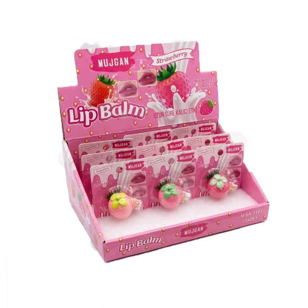 MÜJGAN LİP BALM ÇİLEK(GN-1143)*12