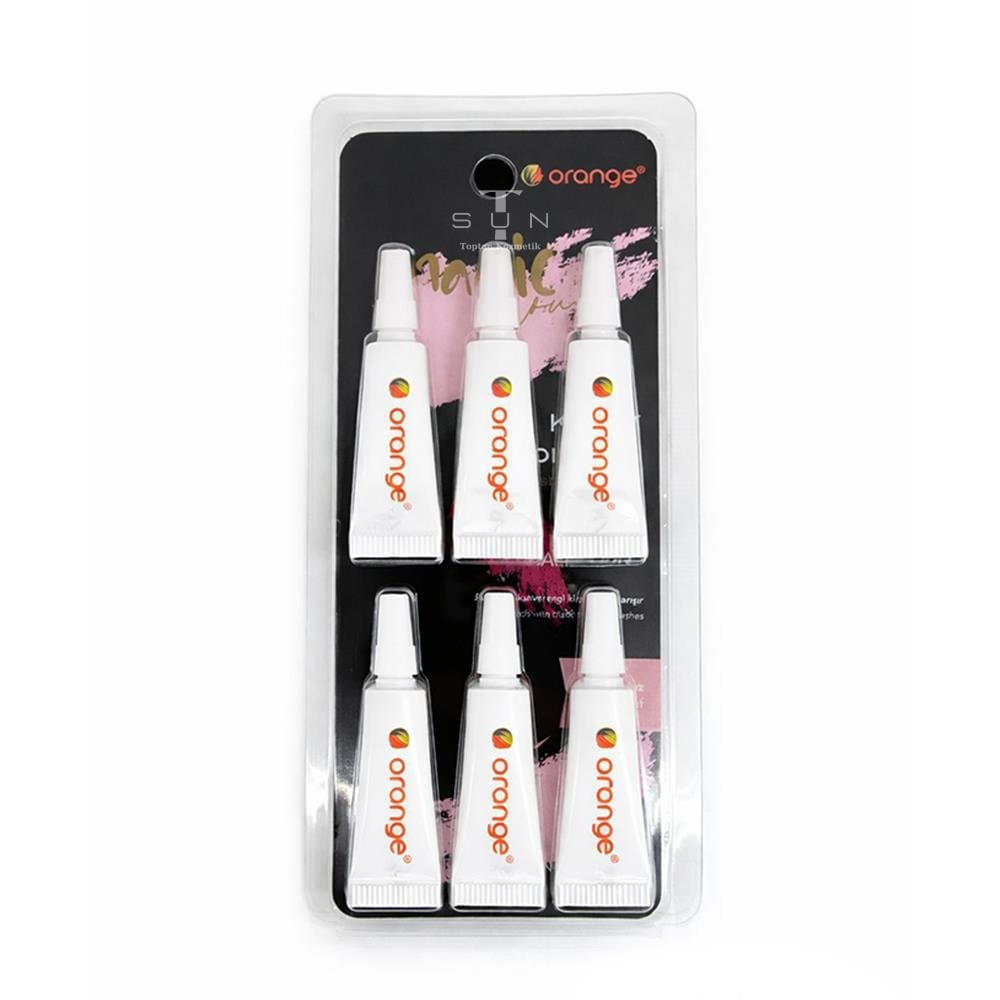 ORANGE 6 LI KİRPİK YAPIŞKANI BEYAZ (ORG-162) *12