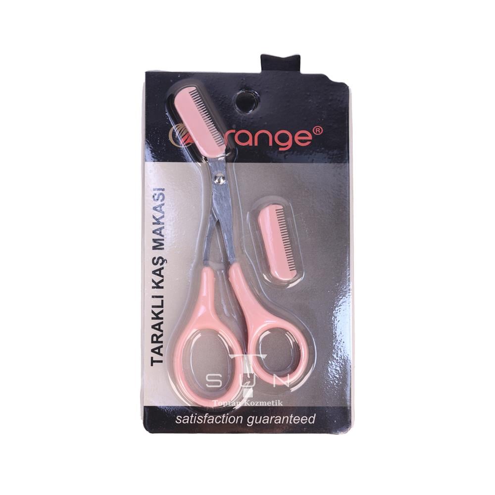 Orange Tekli Tarakl? Ka? Makas? Pembe Renkli