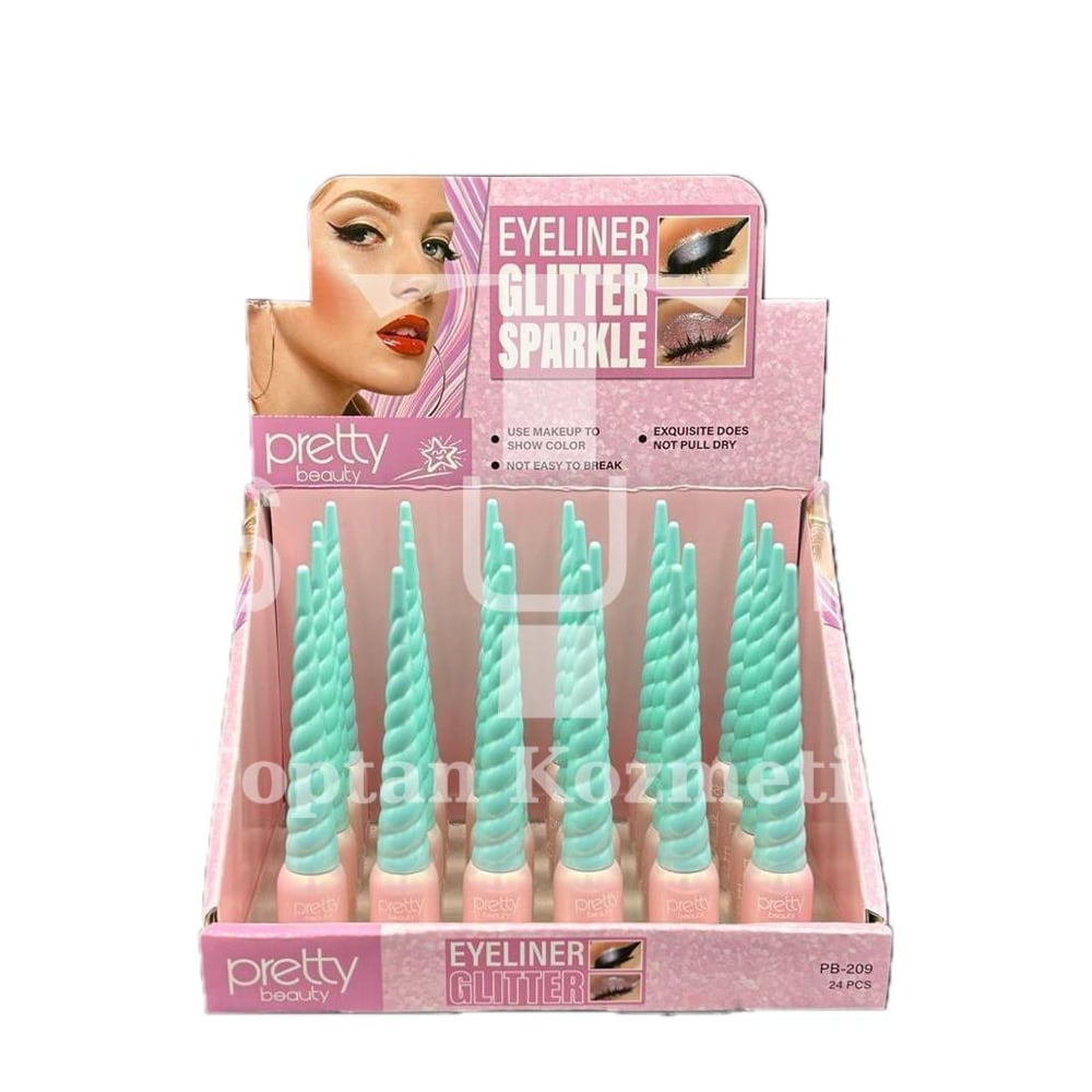 Pretty Beauty 24'lü I??lt?l? Ve Simli Eyeliner