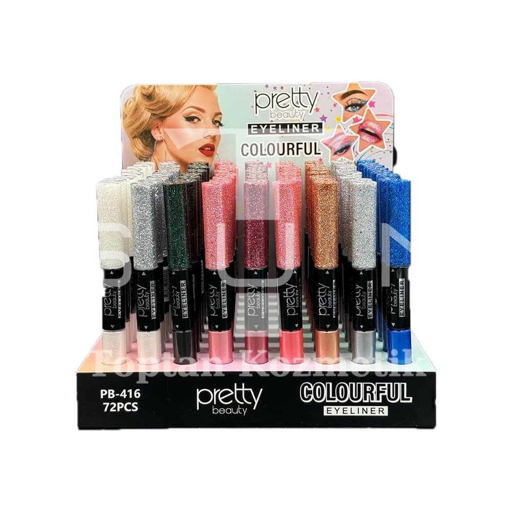 Pretty Beauty Colourful 72'li P?r?lt?l? Eyeliner