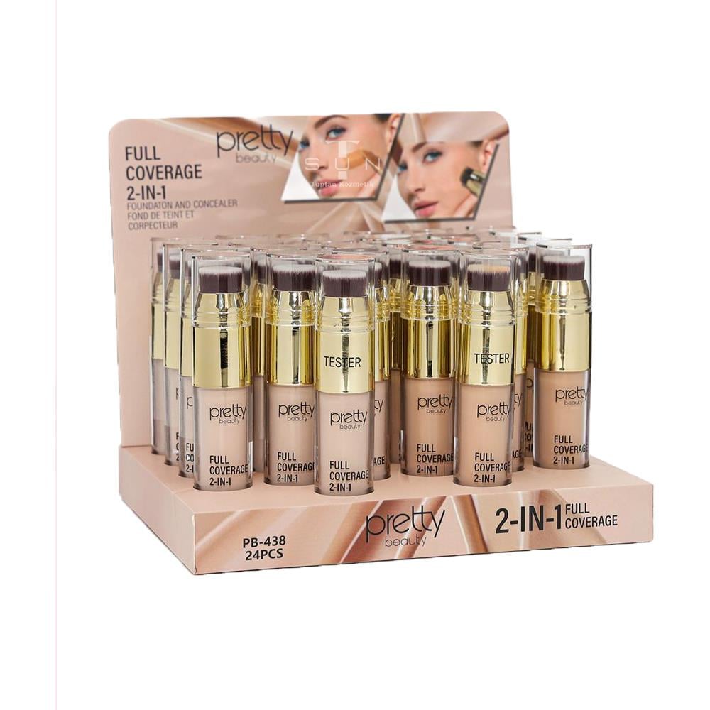 PRETTY FONDETEN+CONCEALER (PB-438) *24