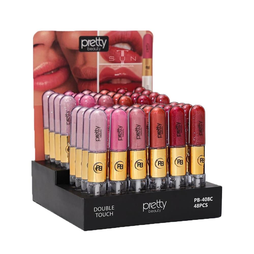 PRETY 2 Lİ  LİPGLOSS MAT(PB-408C)*48