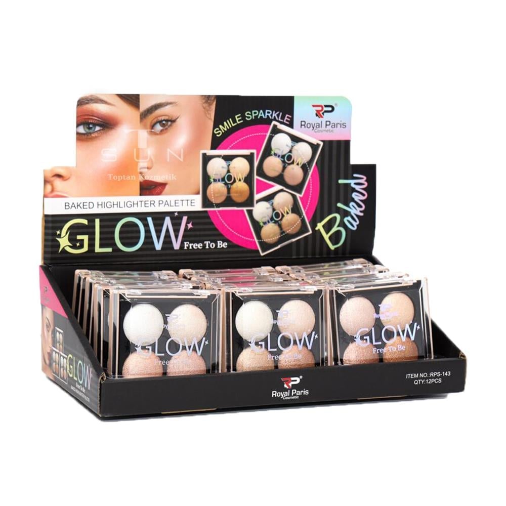 R.PARİS GLOW 4 LÜ HIGLIGTER (RPS-143) *12