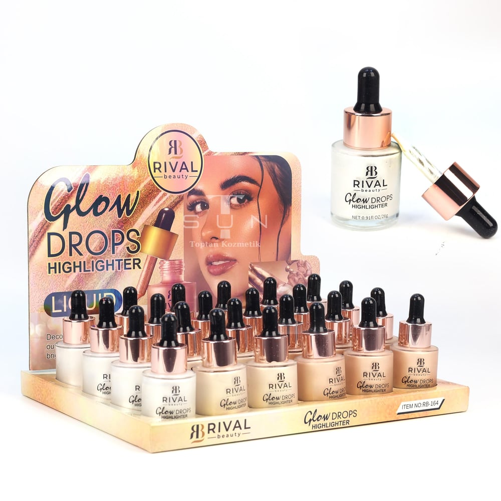 Rival 24'lü Glow Drops ?i?e Highlighter