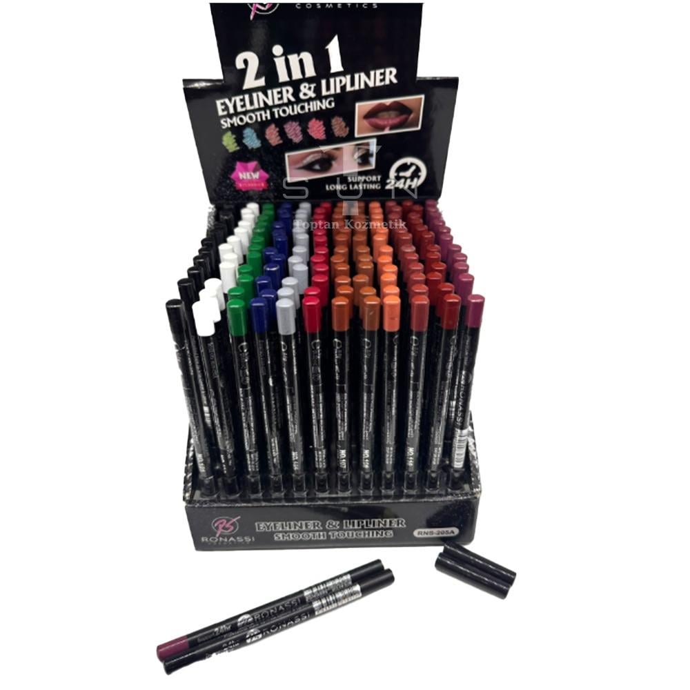 Ronassi 144'lü 2in1 Eyeliner Ve Lipliner
