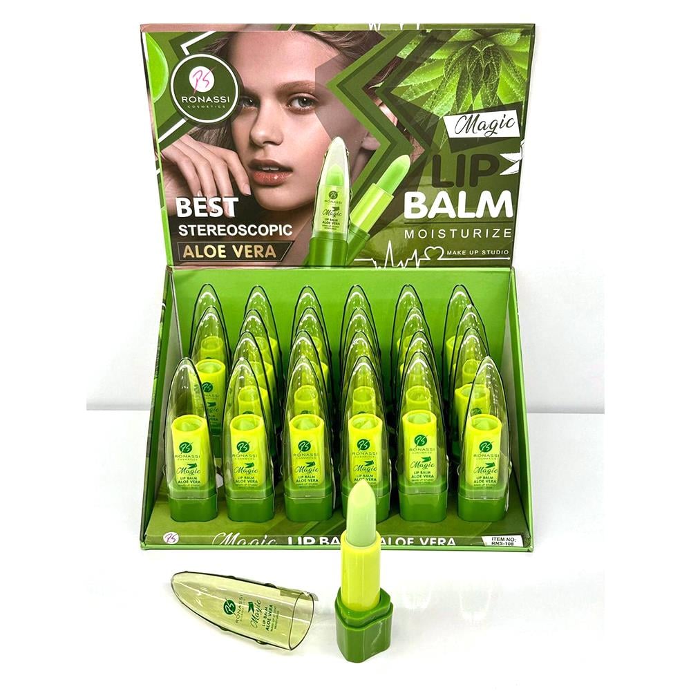 Ronassi 24'lü Magic Lip Balm Aloe Vera Dudak Nemlendirici