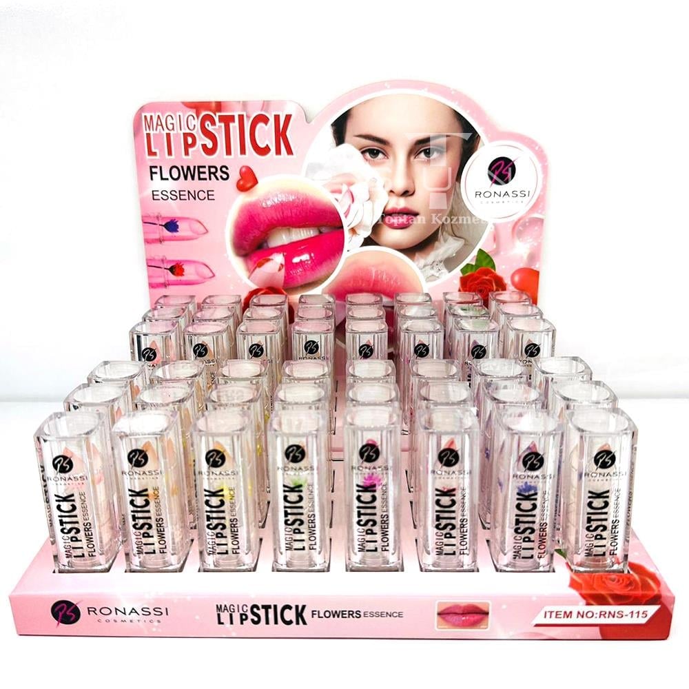 Ronassi 48'li Magic Lip Stick Flowers  Dudak Parlat?c?