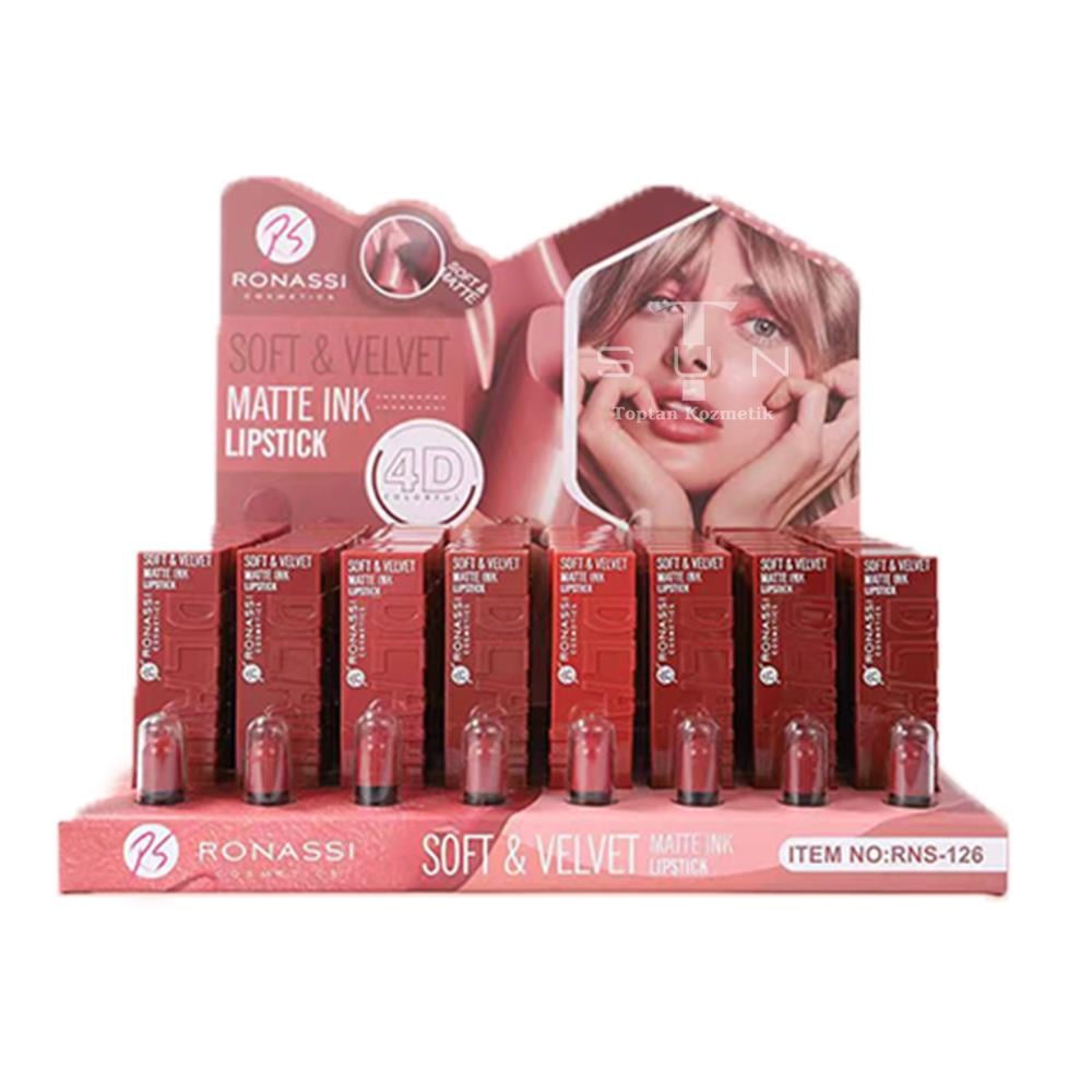 Ronassi 48'li Soft Velvet Matte Ink Lip Stick