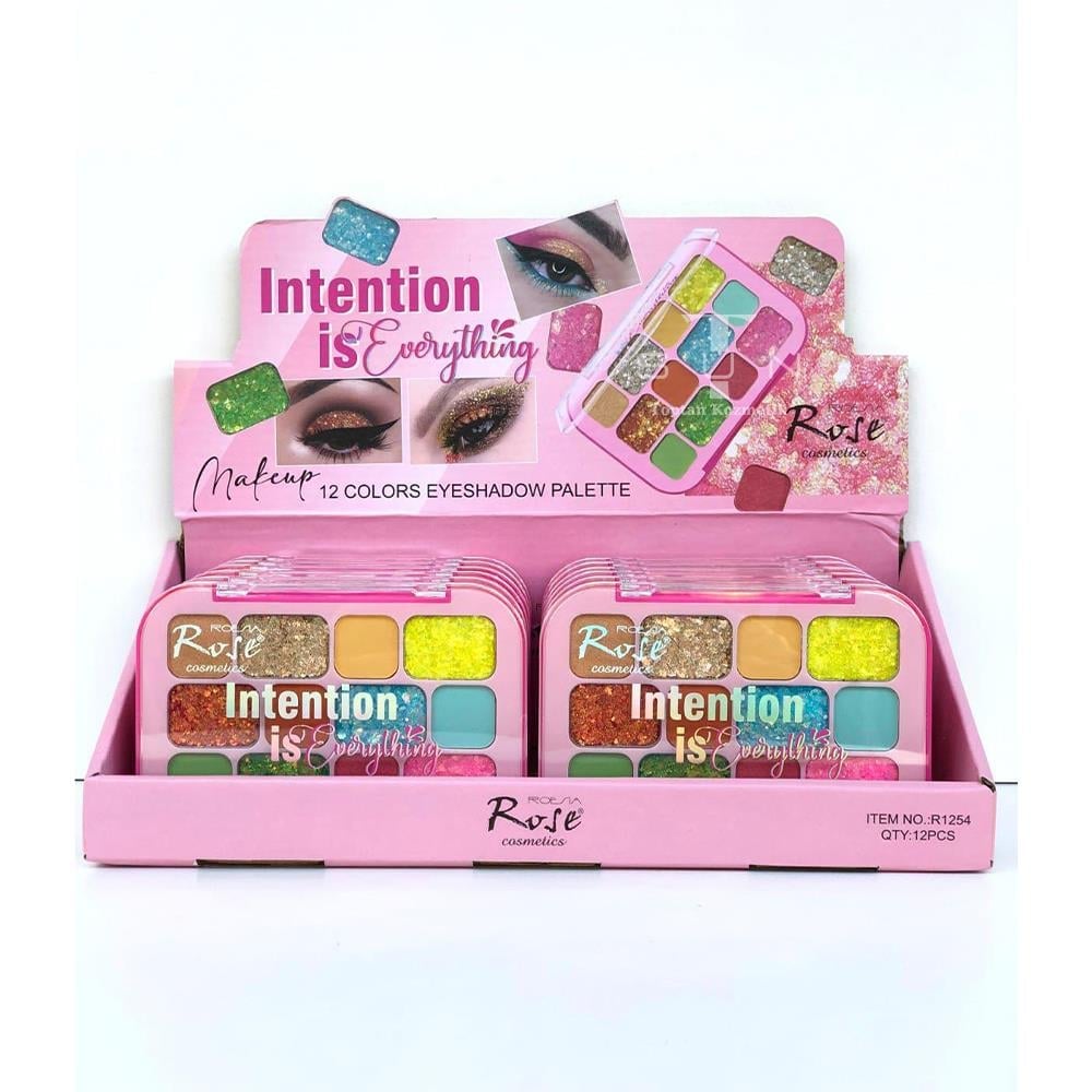 Rose 12'li ?ntention is Everything Renkli Far Paleti