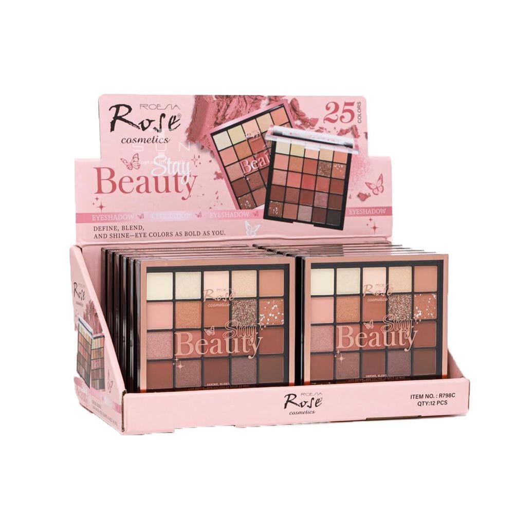 ROSE 25 Lİ FAR PALETİ (R798C) *12