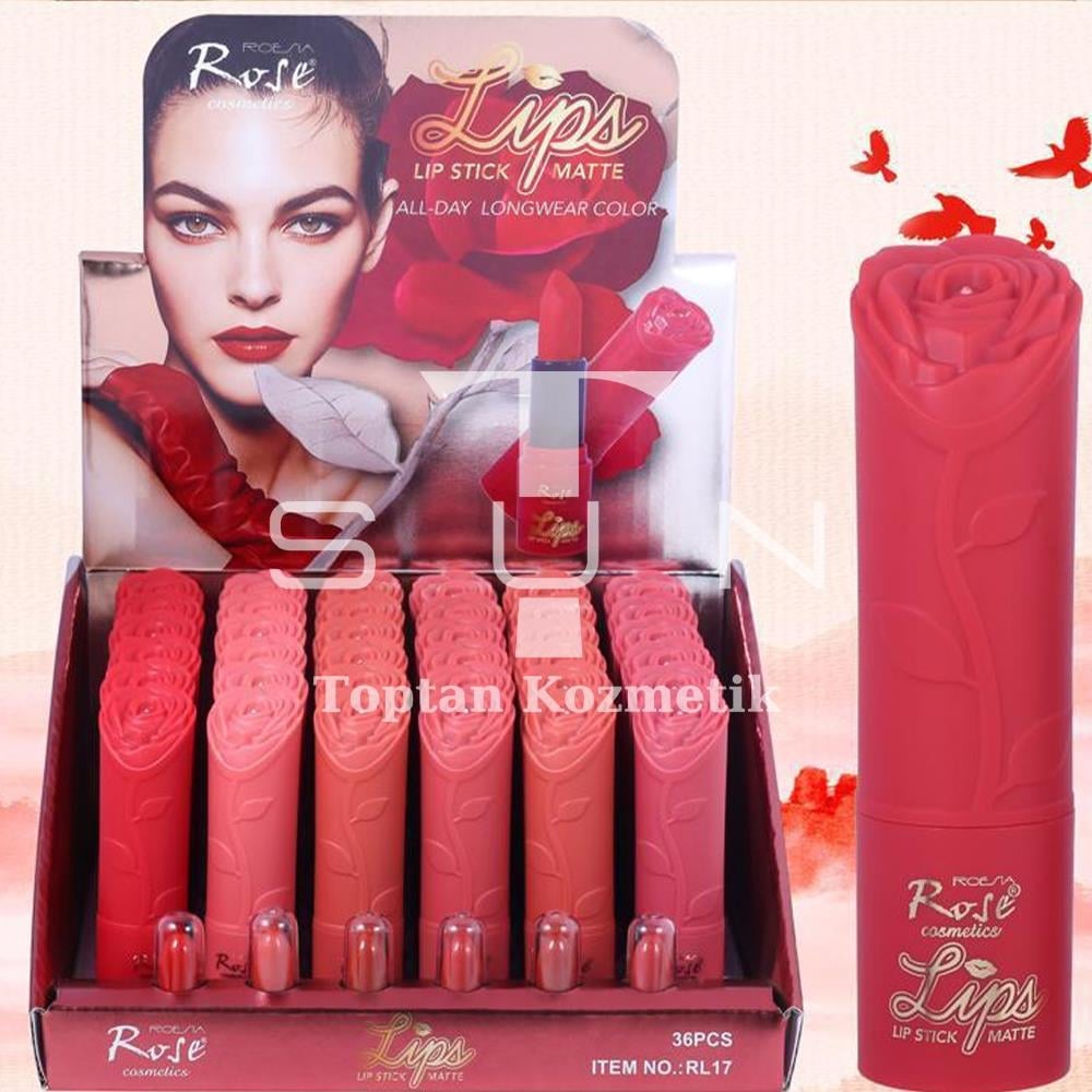 Rose 36'l? Lips Lip Stick Matte Ruj