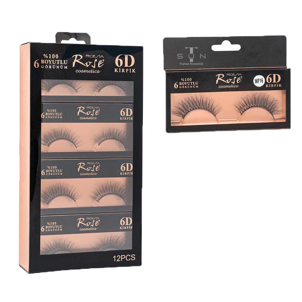 ROSE 6D İPEK KİRPİK(RMJ-2)*12
