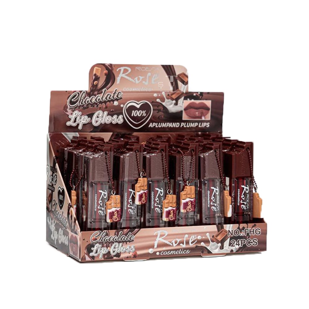ROSE CHOCOLATE LİP GLOSS(FHG)*24