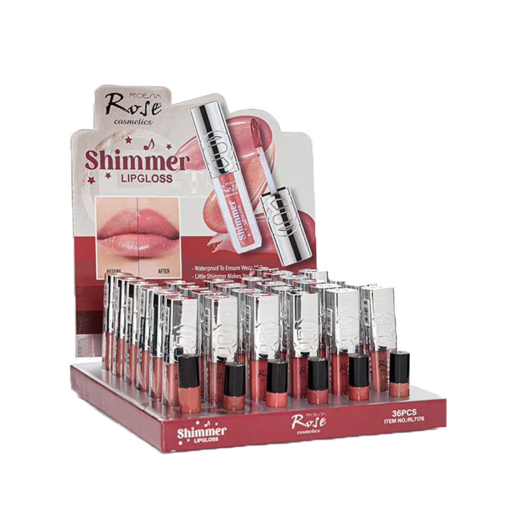 ROSE FIRÇALI RUJ SHIMMER(RL7176)*36