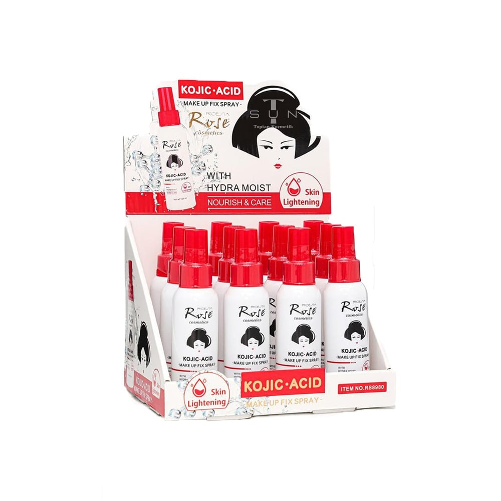 ROSE KOJIC ACID MAKYAJ SABİTLEYİCİ(RS8980)*12