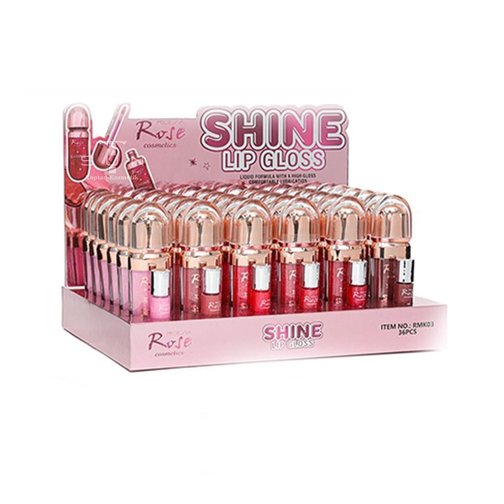 ROSE SHINE LİPGLOSS (RMK03)*36