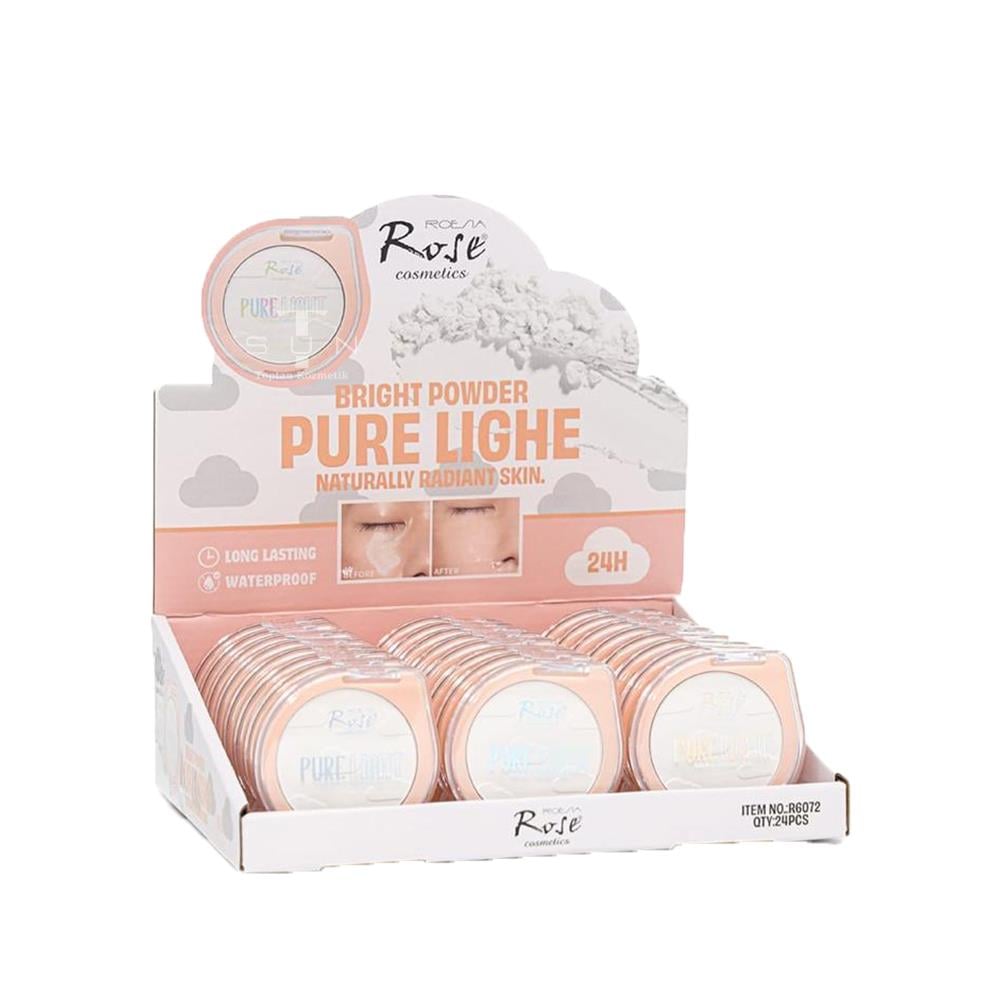 ROSE TEKLİ BEYAZ PUDRA(R6072)*24