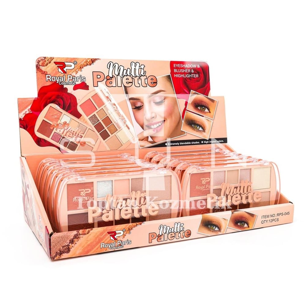 Royal Paris 12’li Multi Palette Sedefli Far Paleti