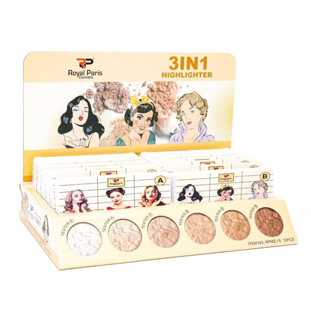 Royal Paris 12'li 3IN1 Highlighter