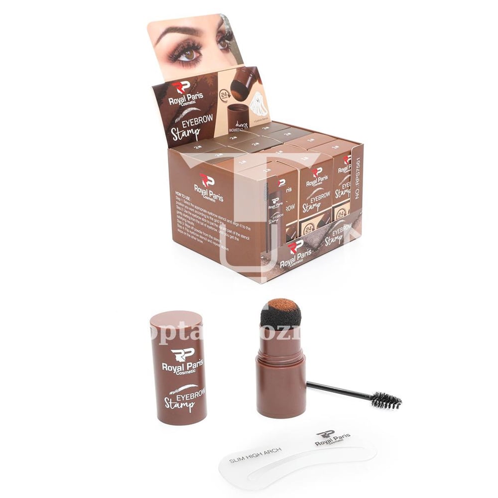 Royal Paris 12'li Eyebrow Stamp Ka? Pudras? ve Eyeliner Aparat?
