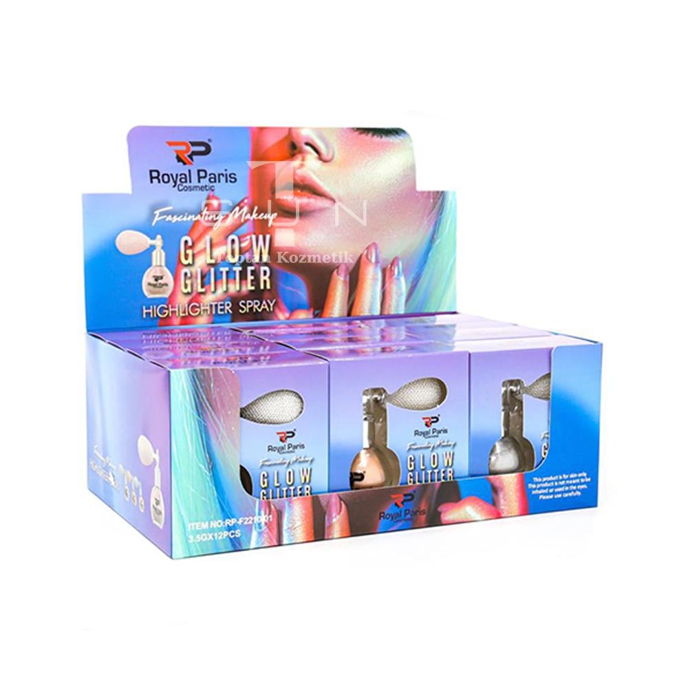 Royal Paris 12'li Glow Glitter Sprey Highlighter