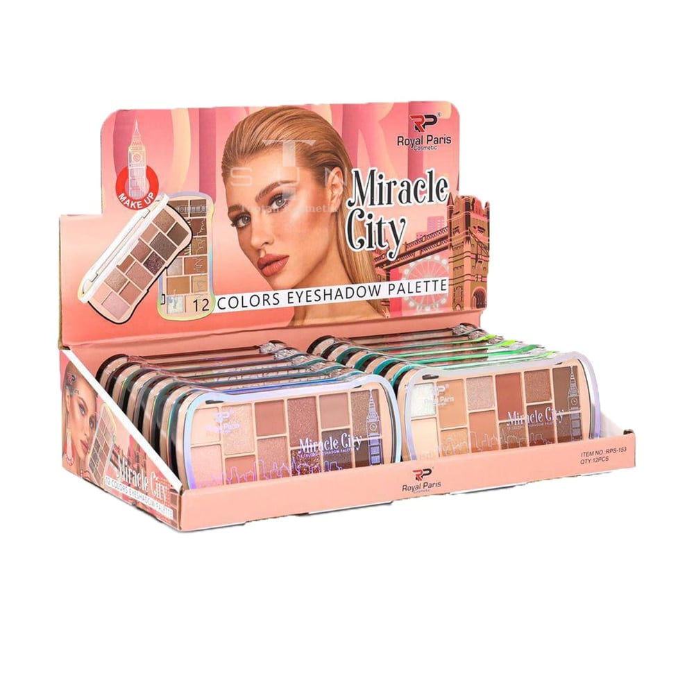 Royal Paris 12'li Miracle City 12 Renkli Far Paleti