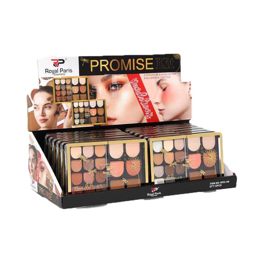 Royal Paris 12'li Promise Kit Highlighter Kontür All?k Ve Far Paleti
