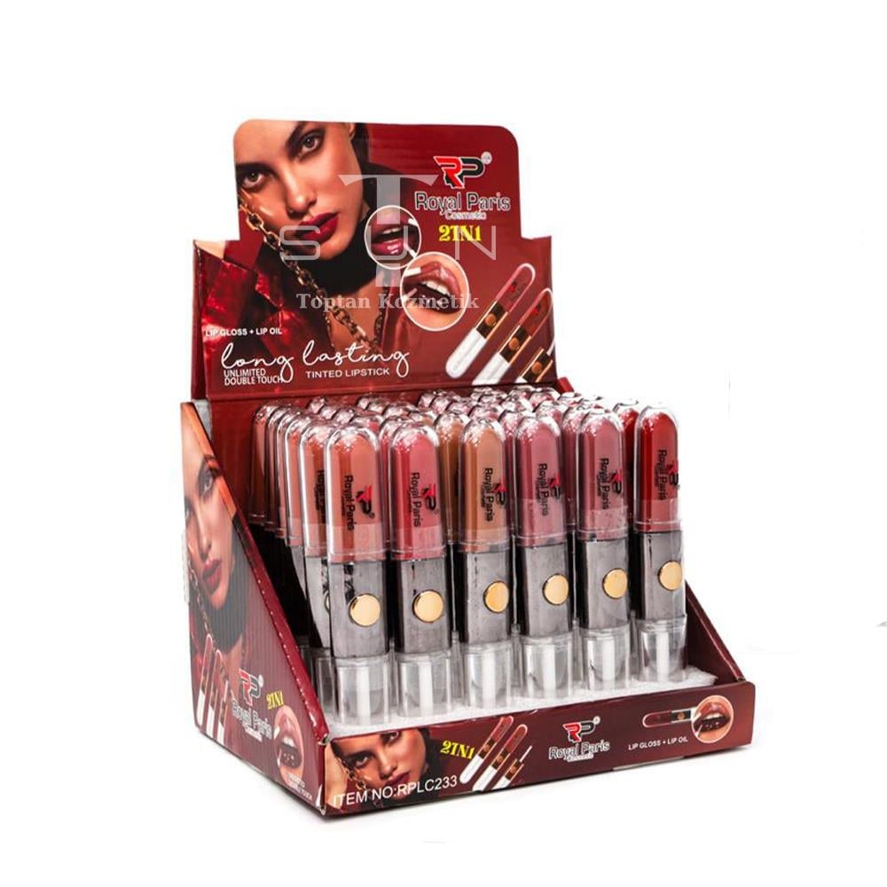 Royal Paris 36'l? Long Lasting 2?n1 Lip Stick Lip Oil Ruj Ve Dudak Ya??