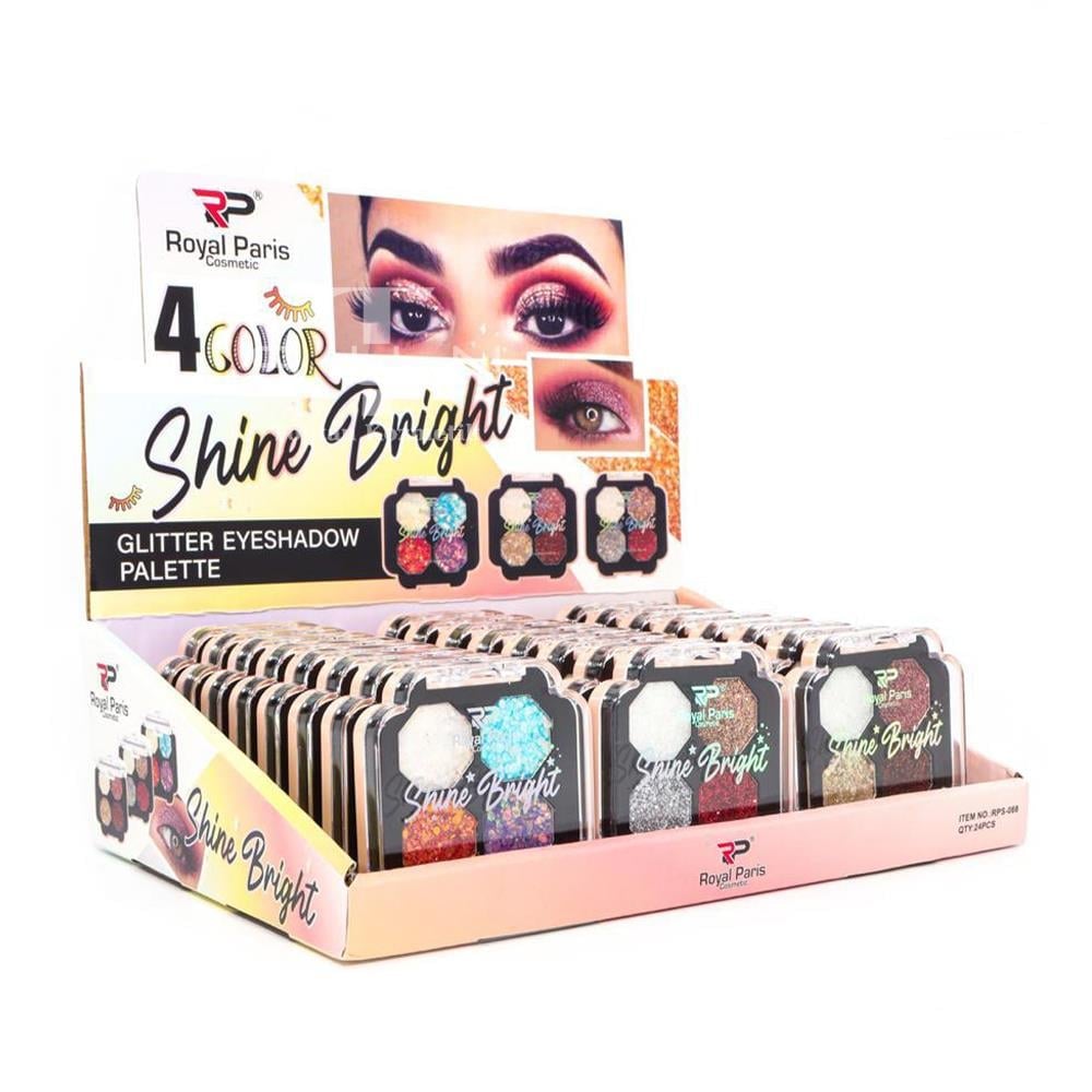 Royal Paris 4'lü Shine Bright 4 Renk Glitter Far Paleti