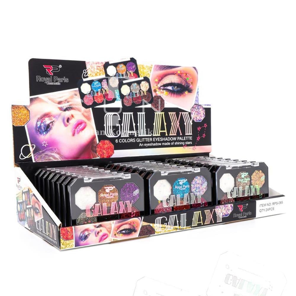 Royal Paris  Galaxy 6 Renkli Glitter Far Paleti