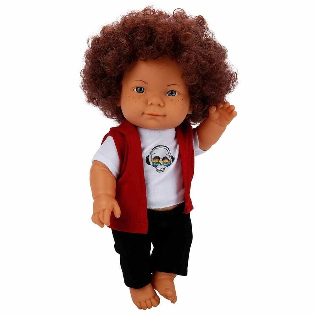  Curly Kıvırcık Saçlı Bebek 35 cm