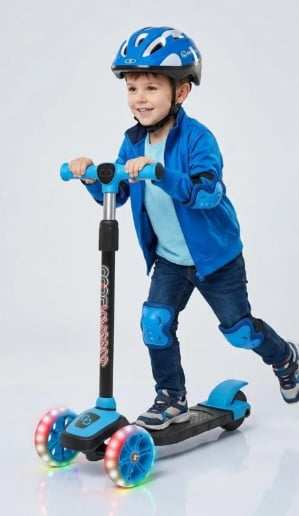 Cool Wheels Led Işıklı 3 Tekerlekli Yükseklik Ayarlı Twist Scooter Pembe