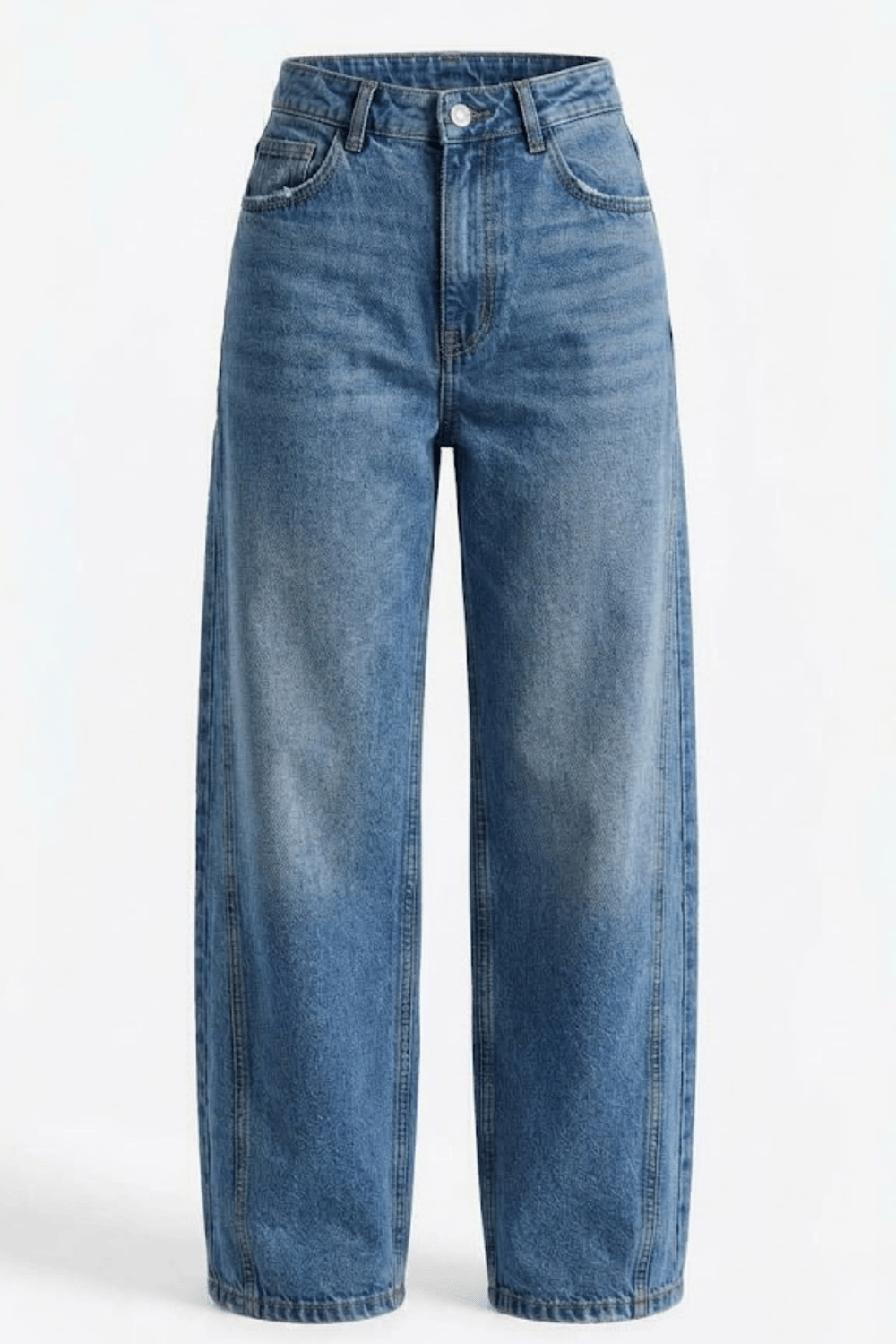 Barrel Jean Pantolon Mavi