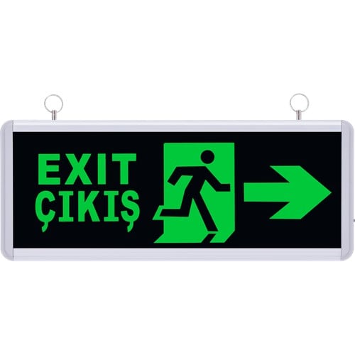 SG 002 Exit Çıkış Sağ – Sol Yön Acil Yönlendirme Armatürü