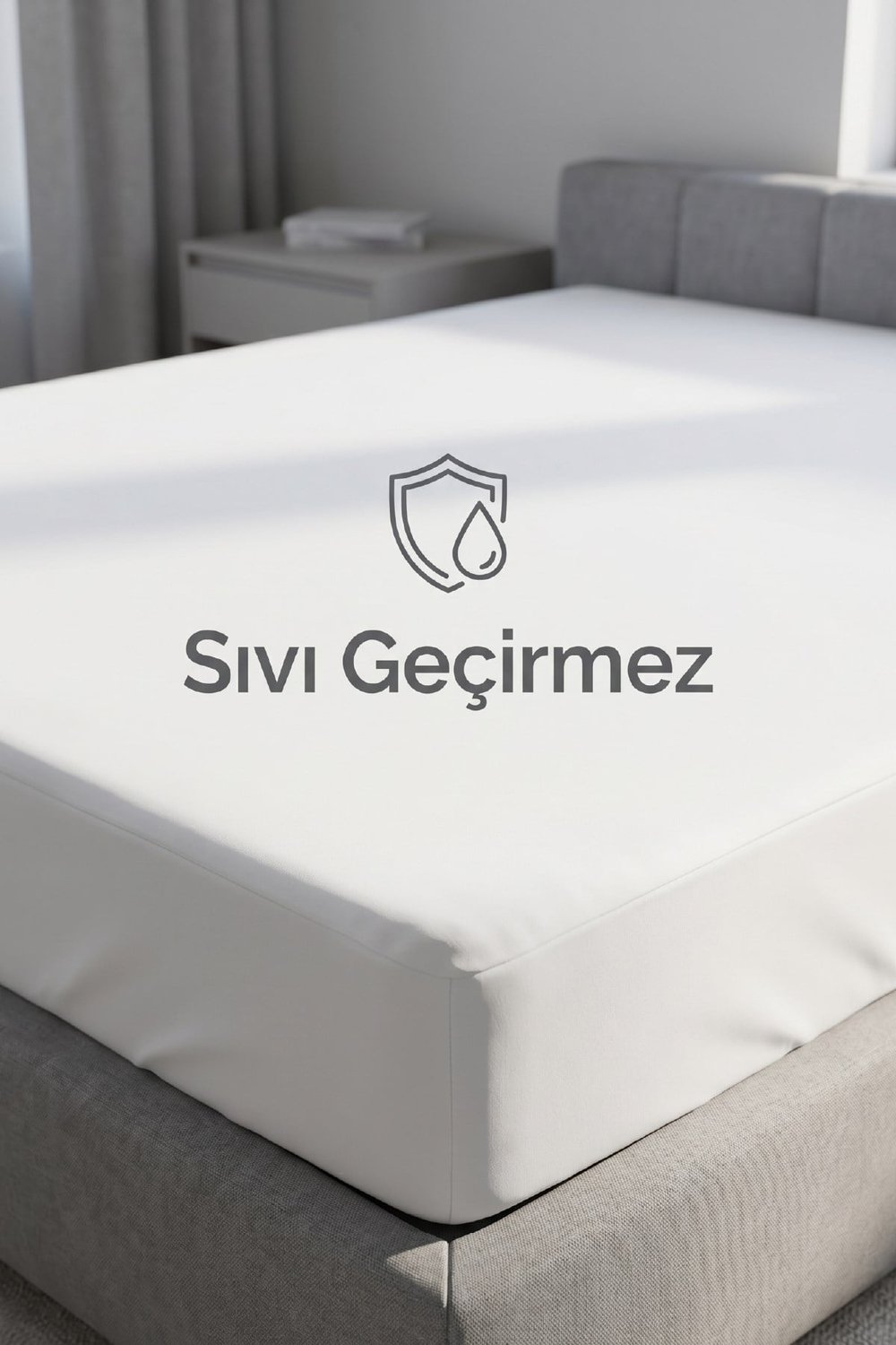 Cennet Yatak CottonSafe Çift Kişilik Sıvı Geçirmez Alez Full Kenar Lastikli Terletmez Pamuk Yüzey