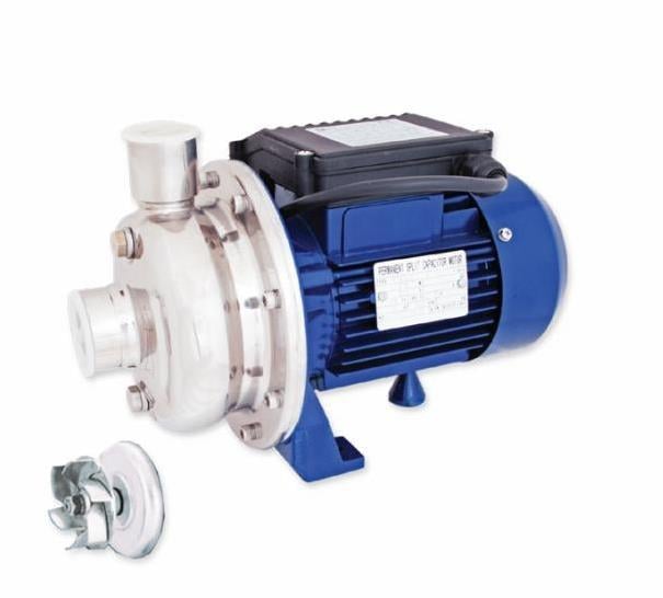 WATER SOUND BK50 (304) 0.5 HP 380V KOMPLE PASLANMAZ ÇELİK AÇIK FANLI SANTRİFÜJ POMPA
