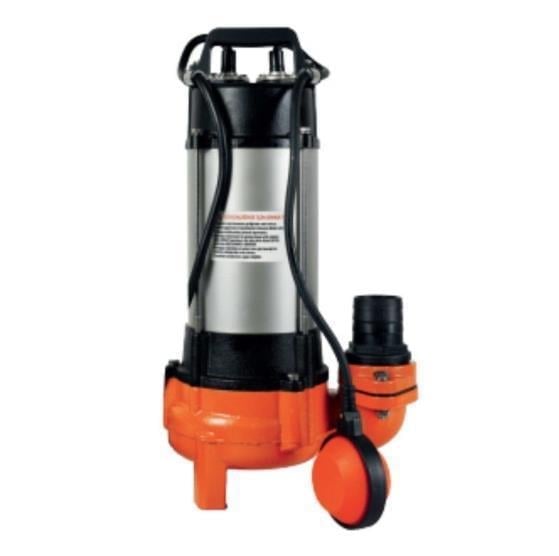 WATER SOUND F-2200A 3 HP 380V AÇIK FANLI PARÇALAYICILI TİP KİRLİ SU DRENAJ POMPASI