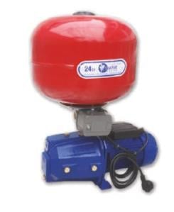 WATER SOUND M/80 AUTO/24V 1 HP-220V 24 LT KÜRE BASINÇ TANKLI JET POMPALI PAKET HİDROFOR
