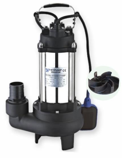 WATER SOUND V1100bF 1,5 HP 220V KİRLİ SU DRENAJ POMPASI