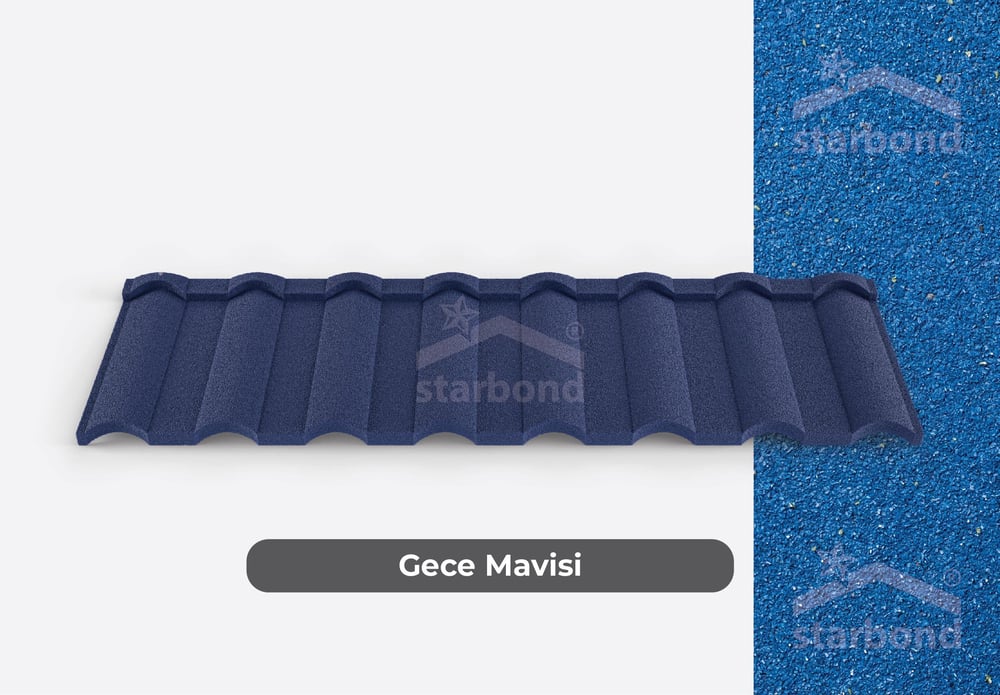 [Alaturka] Metal Kiremit Gece Mavisi StarBond Metal