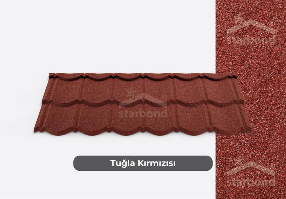 [Aquapan] Metal Kiremit Tuğla Kırmızısı StarBond Metal