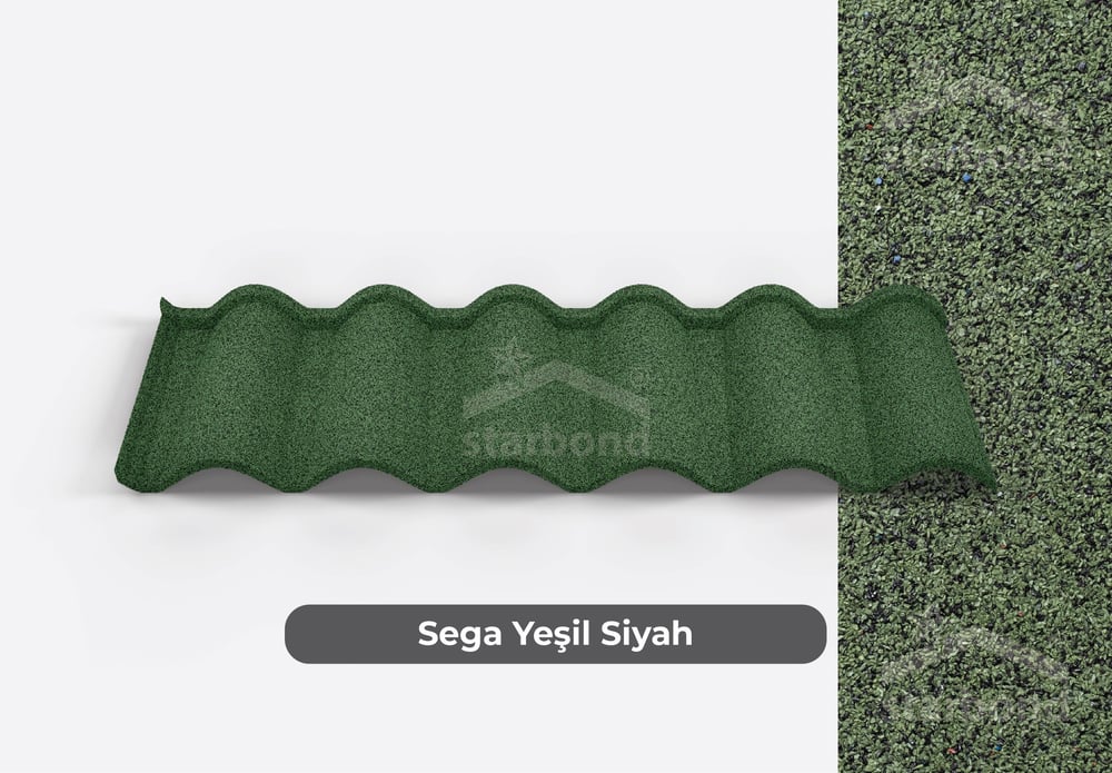 [Ottoman] Metal Kiremit Sega Yeşil StarBond Metal