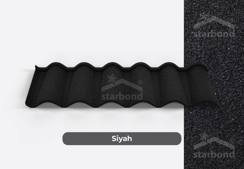 [Ottoman] Metal Kiremit Siyah StarBond Metal