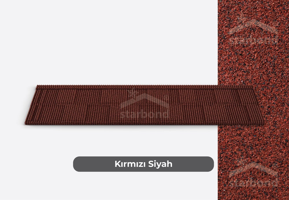 [Senator] Metal Kiremit Sega Kırmızı Siyah StarBond Metal