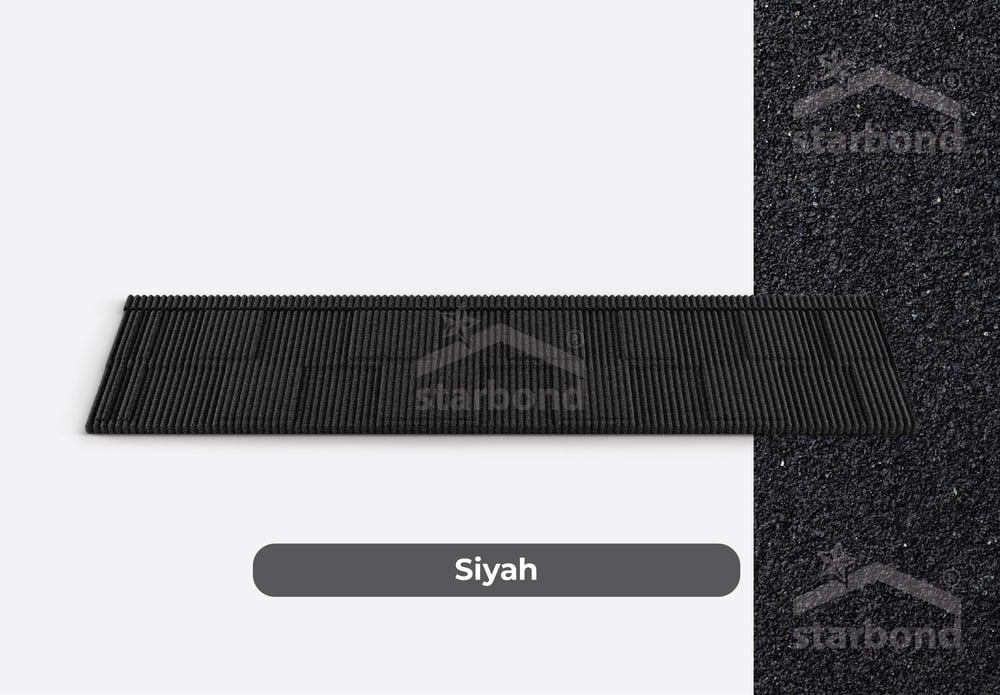 [Senator] Metal Kiremit Siyah StarBond Metal