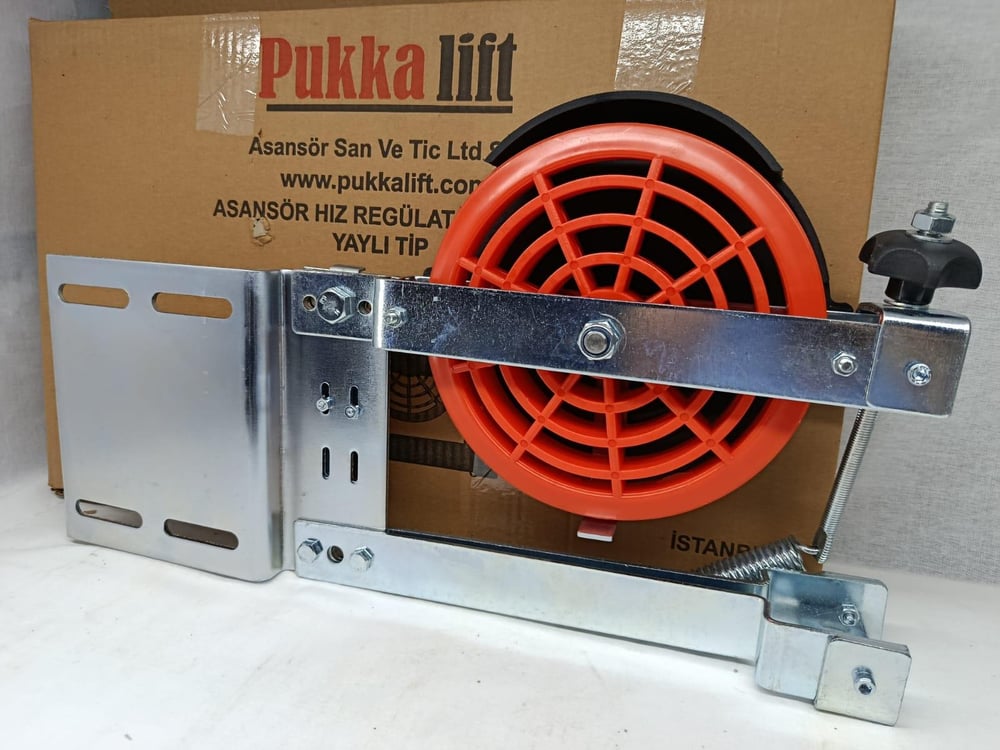 A3 ve 8120 Uyumlu UCM Bobinli Dişlili  Yaylı Sistem Asansör  Alt Üst Takım Hız Regülatörü PUKKALİFT Marka