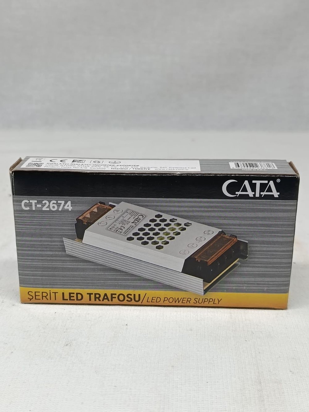 Cata CT-2674 60 W Asansör Şerit Led Trafosu